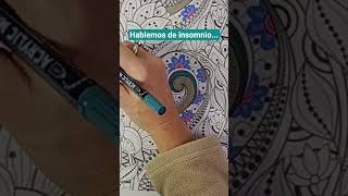 Te cuesta dormir bien? #insomnio #sueño #psicología #mandala