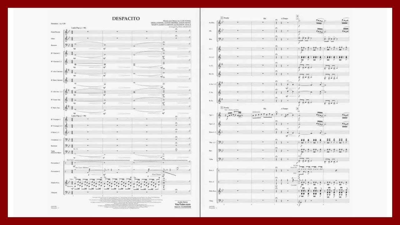 Despacito by Luis Fonsi feat. Justin Bieber | Arr. Paul Murtha | Young Concert Band