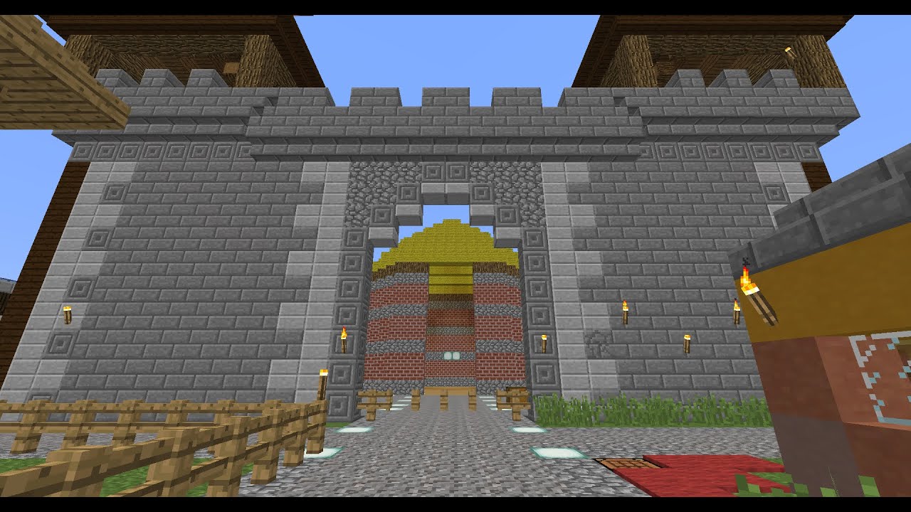 Minecraft Building more to the town Part 9