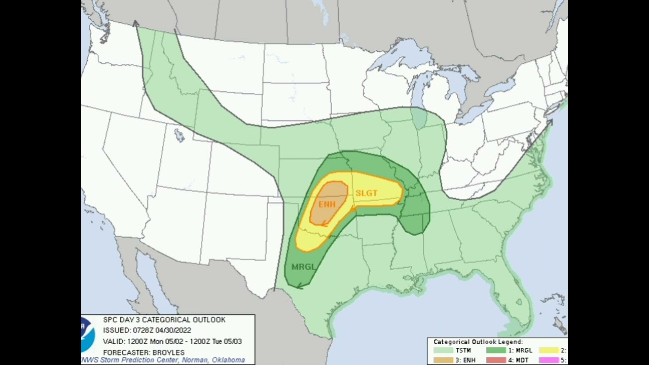 severe threat for the next days