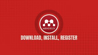 Download, Install, Register Mendeley Reference Manager & Mendeley Cite