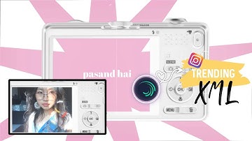 ( voh dekhnay mein )Instragram trending reels edit  || Alight motion XML Easy edit tutorial 🔥XML 