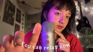 ASMR| Tingly Up Close Whispers, Trigger Words & Faint Rain Sounds 🌧️💕