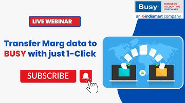 Seamlessly Convert your Marg data to BUSY | Marg 2 BUSY | BUSY