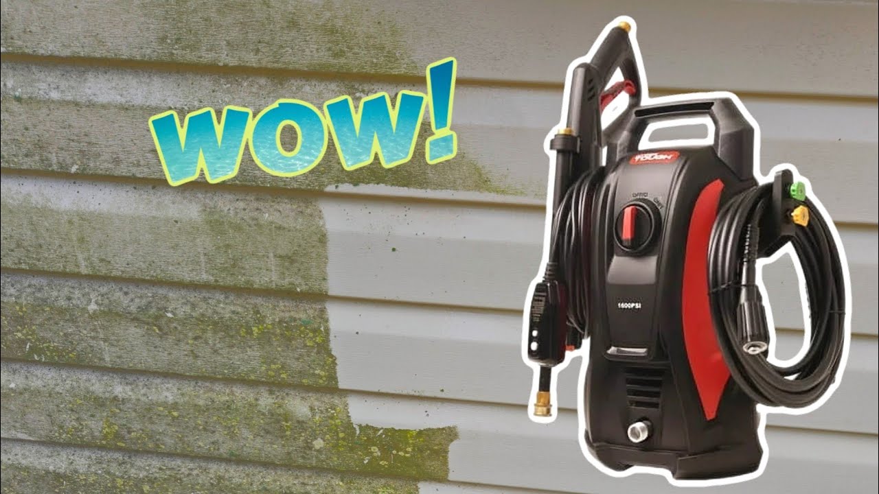 Hyper Tough 1600 PSI Pressure Washer Review & Demo | Budget Power