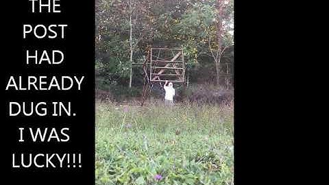 Raising 6’X6’ hunting platform, 10