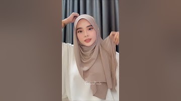 Dinner Glam Style Shawl Tutorial – QotrunNada  #shawl #shawltutorial