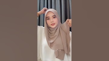 Dinner Glam Style Shawl Tutorial – QotrunNada  #shawl #shawltutorial