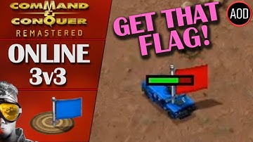 C&C Remastered: Tiberian Dawn - 3v3 Online Multiplayer - Custom Match (Capture the flag)