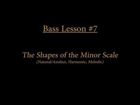 Watch The Shapes of The Minor Scale || Bass Lesson #7 on YouTube Watch The Shapes of The Minor Scale || Bass Lesson #7 on YouTube