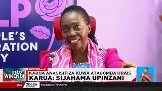 Martha Karua asema hajahama upinzani