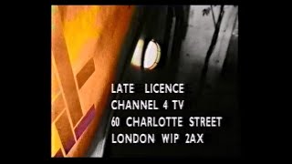 Channel 4 Continuity & Adverts | Late Licence | 27th / 28th November 1993