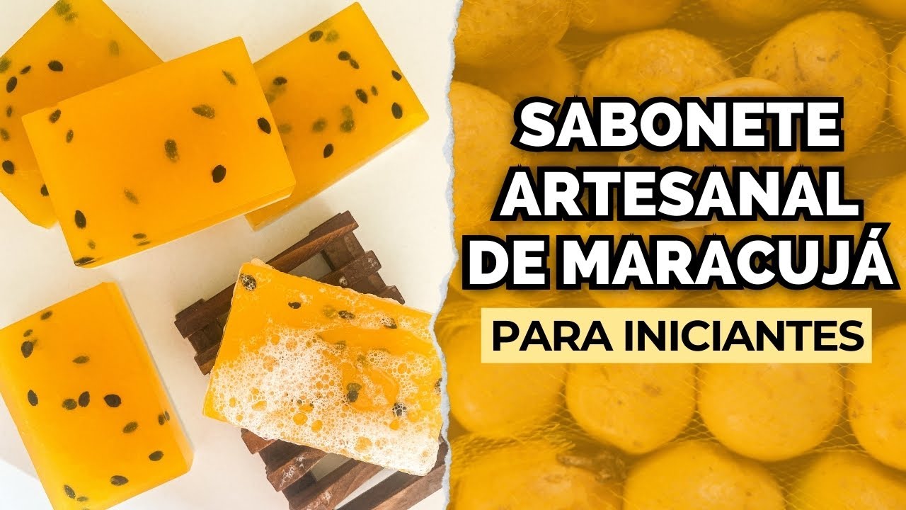 SABONETE ARTESANAL de MARACUJÁ