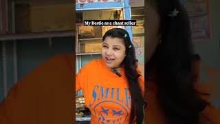 My Bestie as a chaat seller😂#comedy #trend #bestie #seller #bestfriend #ytshorts #shorts #shopkeeper