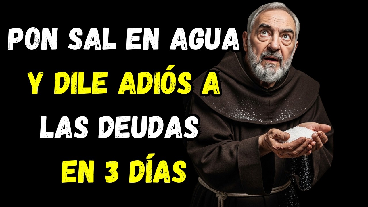 Hazlo Esta Noche: El Ritual del Padre Pío del Vaso con Sal que Atrae Dinero en 3 Días
