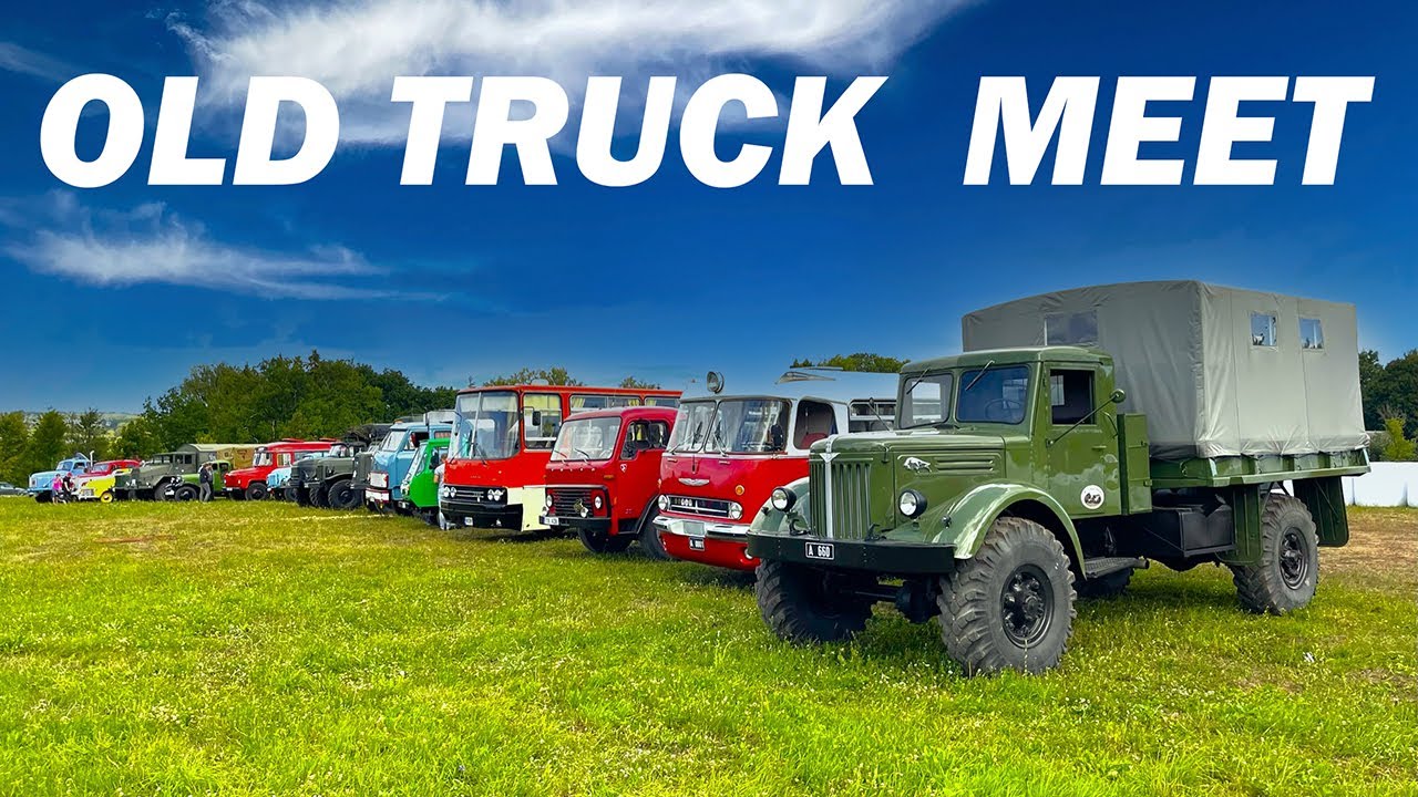 OLD TRUCK MEET - Gaz AA, Ford BB, MAZ 502, Ikarus, MAN, Volvo, VW Typ 82 - Vanade Veokate sõit 2023