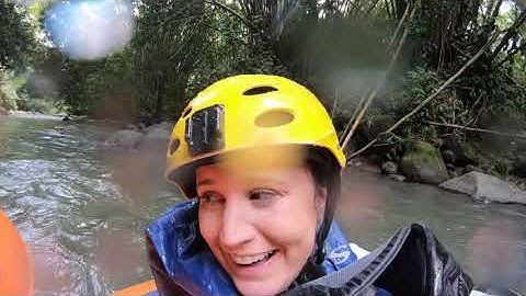 Rafting Down a Rainforest River! This is CRAZY! - Lazy Gecko Sailing VLOG 172