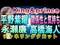 【占い】平野紫耀君とキンプリの2人の関係と今後 永瀬廉君 高橋海人君の平野君への気持ち チャネリングタロット