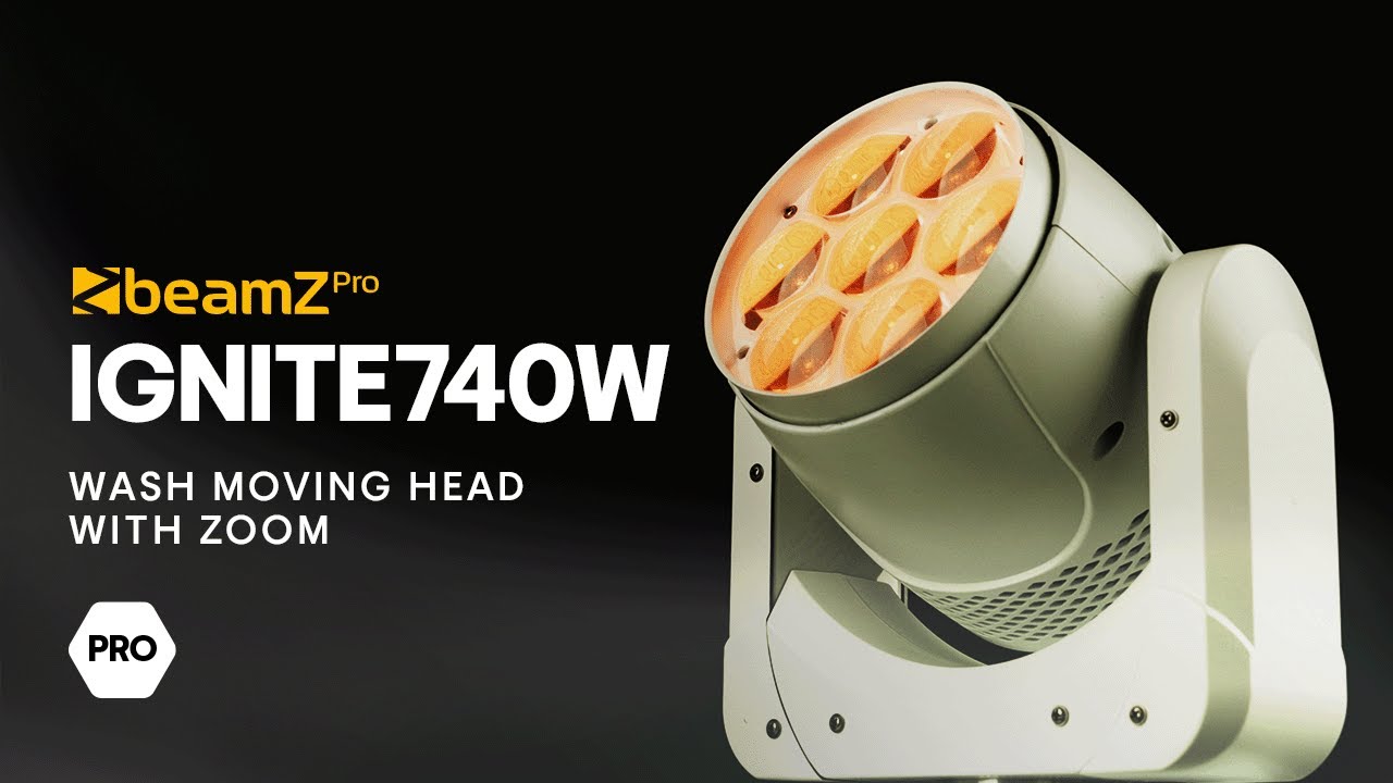 IGNITE740WH LED Wash Moving Head with Zoom - beamZ