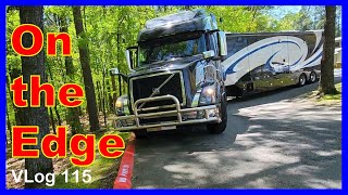 73 FT HDT RV IN A 55FT SITE. Travel Plans and Diamond Hunters. RV LIFE. Fulltime RV. RV Lifestyle