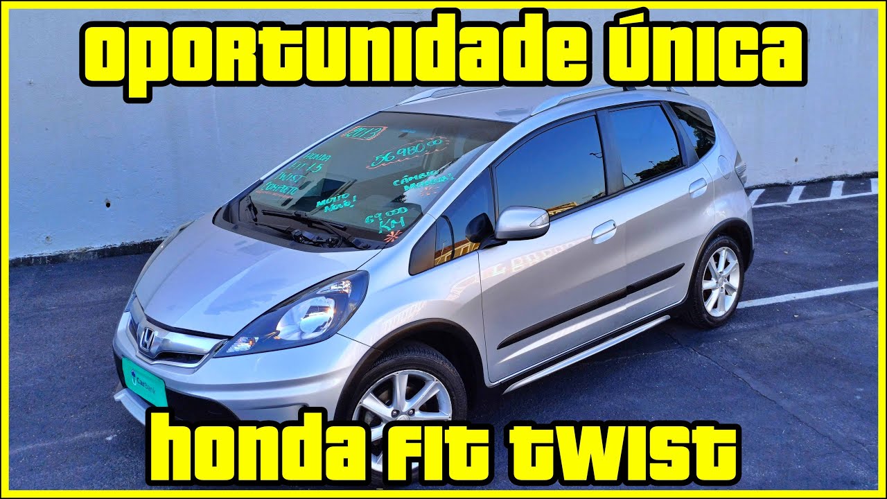 Conheça o Raro Honda Fit Twist 2013 Verdadeiro Custo Benefíco