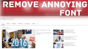 How to Fix Annoying/Weired Font In Chrome or Any Browser