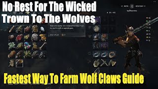 No Rest For The Wicked, Fastest Way To Farm Wolf Claws,Trown To The Wolves Guide screenshot 2