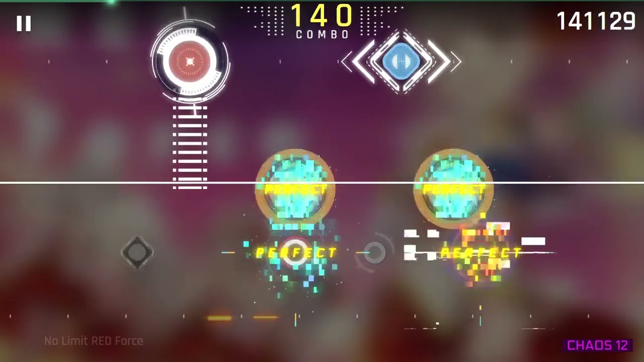 Cytus2fanmade Chart No Limit Red Force 曲 本多友紀 歌 オンゲキシューターズ Chaos12 Youtube