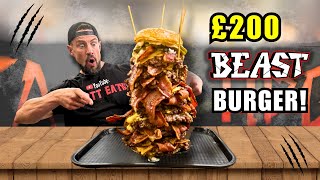 They SHUT DOWN Beast Burger – £200 Beard Burger Record Challenge!