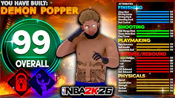 *NEW* OVERPOWERED 6’8 99 STRENGTH + 99 REBOUND CENTER BUILD IN NBA 2K26! BEST CENTER BUILD 2K26! 