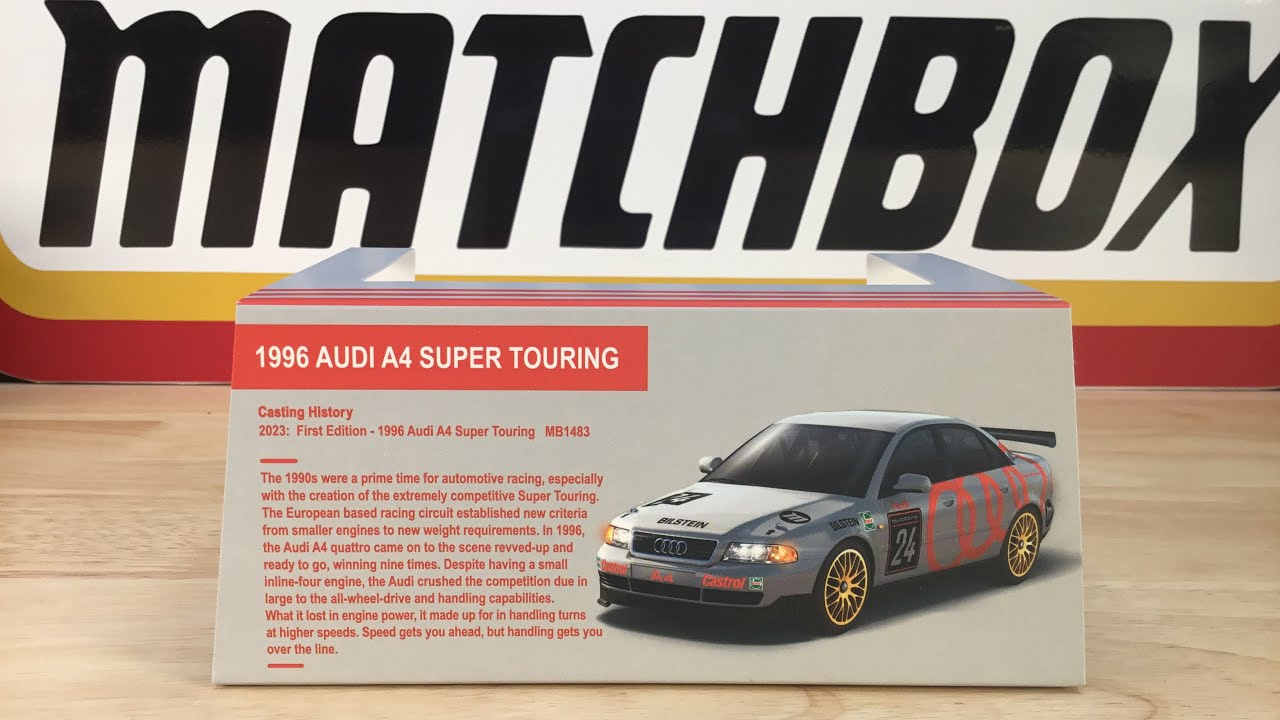 Matchbox Mattel Creations 1996 Audi A4 Super Touring - YouTube