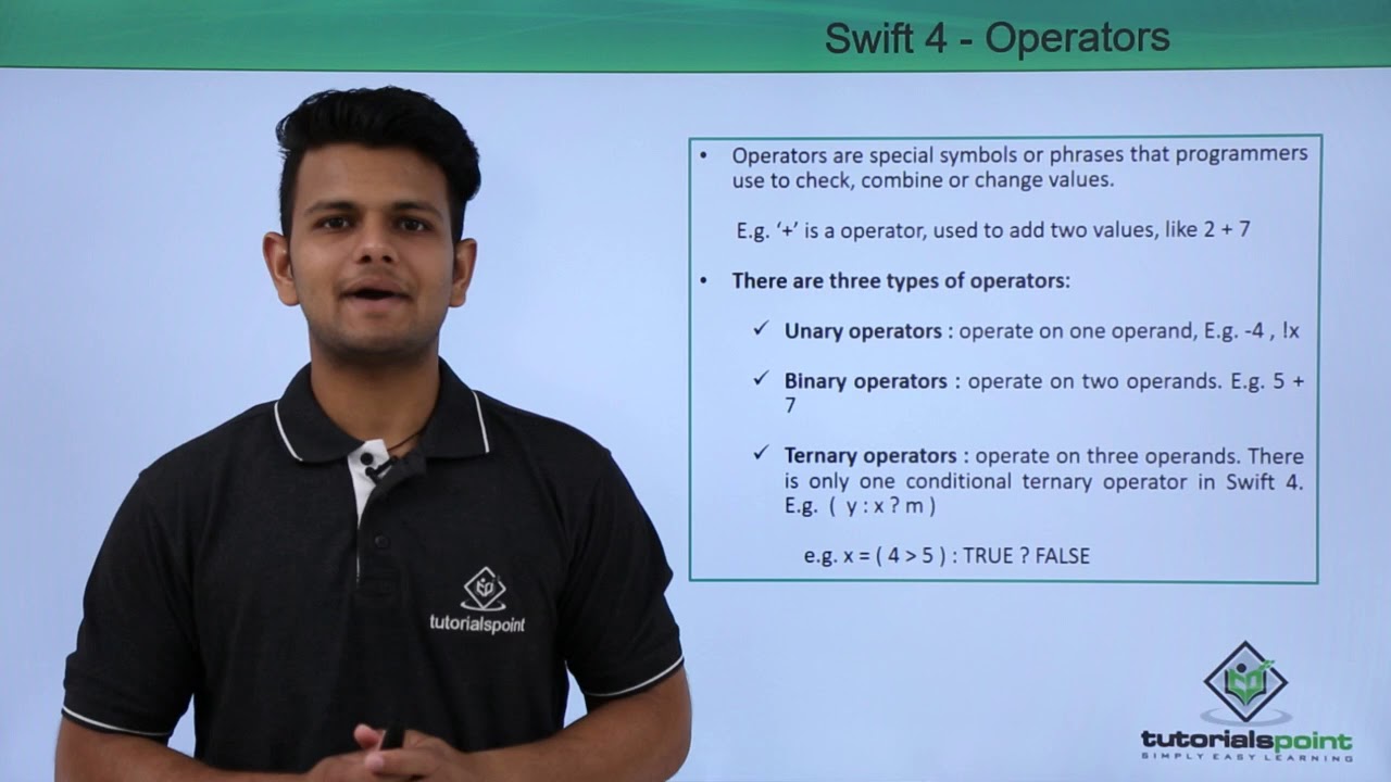 Swift 4 – Operators - YouTube