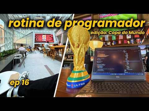 Rotina de um Programador BR nos EUA durante a Copa (eles não gostam de futebol aqui!) 🇺🇸