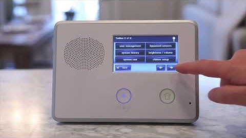 48. 2GIG GC2: Accessing the Cleaning Screen