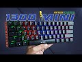 AntEsports MK1300 Mini/MK1300 V2 Review | Cheapest Mechanical Keyboard with Swappable Switches