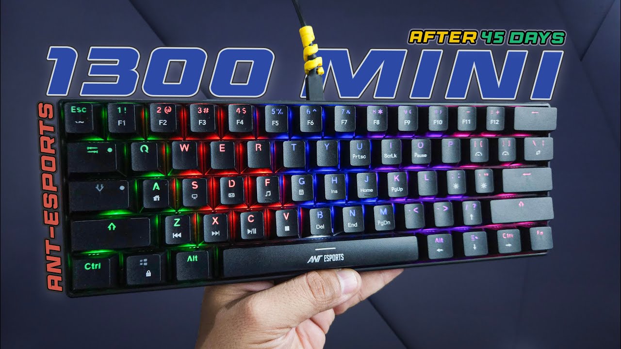 AntEsports MK1300 Mini/MK1300 V2 Review | Cheapest Mechanical Keyboard with Swappable Switches