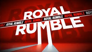 WWE royal rumble graphics package
