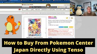 How to Buy Through Pokemon Center Japan Using Tenso
