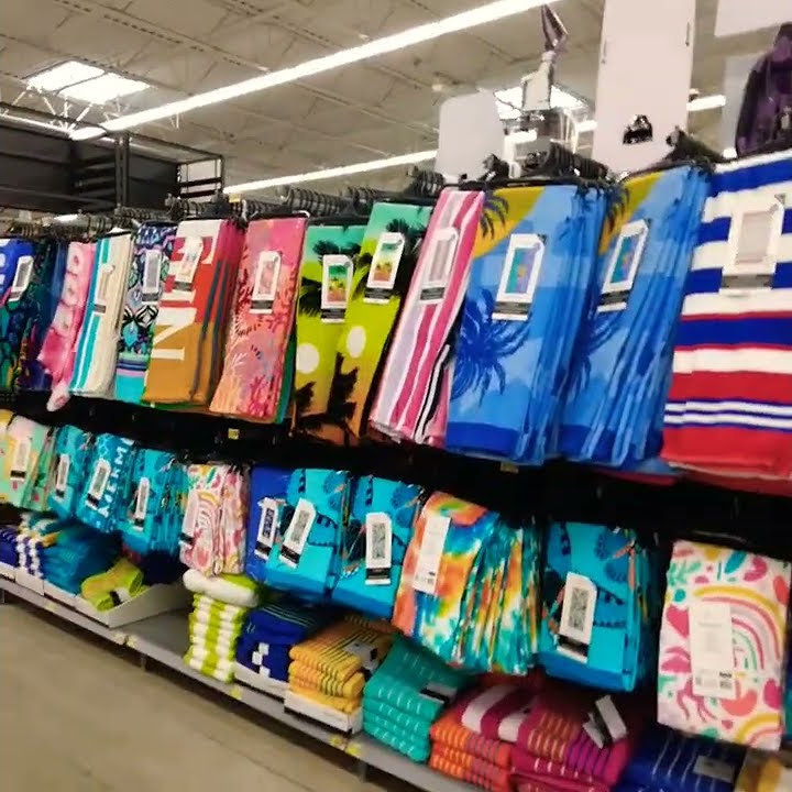 new-collection-of-colourful-beach-towels-with-price-tags-at-walmart