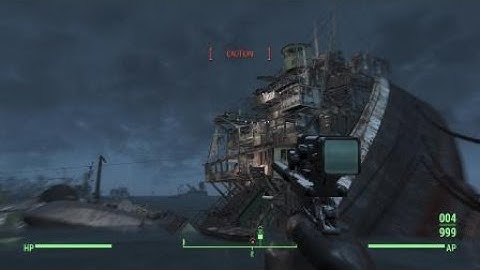 Fallout 4 - Badass Mysterious Stranger Kill!