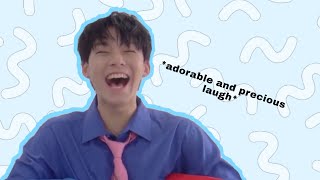 Woo Jinyoung (d1ce) laughing for 1 min straight