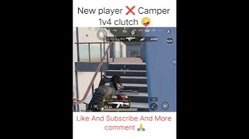 Camper ❌Bgmi 1v4 clutch ! Fed up #shorts #bgmi #ytshorts #1v4clutch #pubg #gaming #music