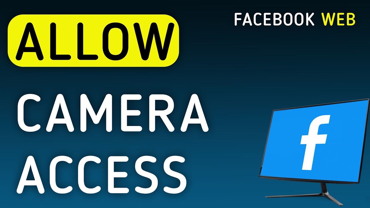 How To Allow Facebook Web To Access Your Camera On PC (New Update ...