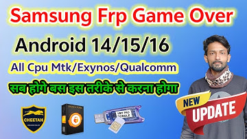 Samsung Frp Game Over ✅ Android 14/15/16 || Big Update Samsung Frp Unlock Android 16 Free 🔥
