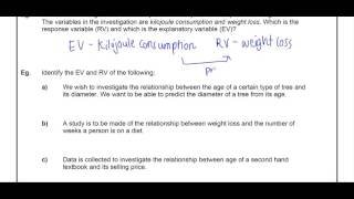 Response and explanatory variables Statistics 02 Response And Explanatory Variables