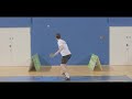 2. Striking Against the Wall: Backhand - Teicnic White Level