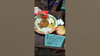 Lomba Menghias Nasi Goreng HUT RI 78 MTs Al-Munawwarah Binjai Utara