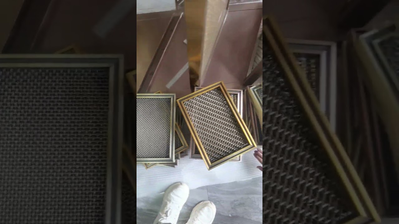 Room Divider Stainless Steel Fancy Screen Made of Stylish Architectural Woven Wire Mesh 