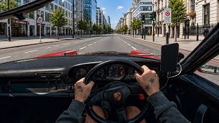 POV Drive in UK Rush Hour - 38 Year Old Porsche 911  England [ASMR - 4K - NO TALK]