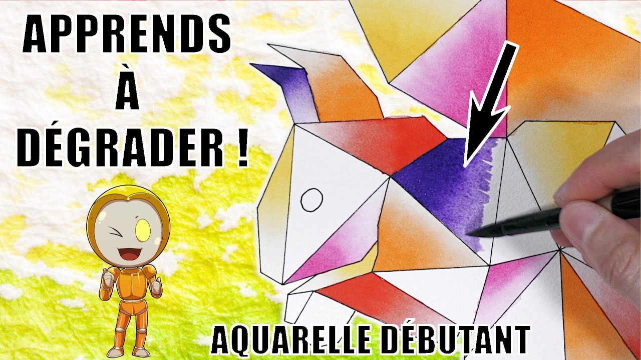 Estomper et dégrader un bord à l'aquarelle